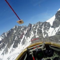 Flugwegposition um 13:51:57: Aufgenommen in der Nähe von Bezirk Entremont, Schweiz in 3196 Meter